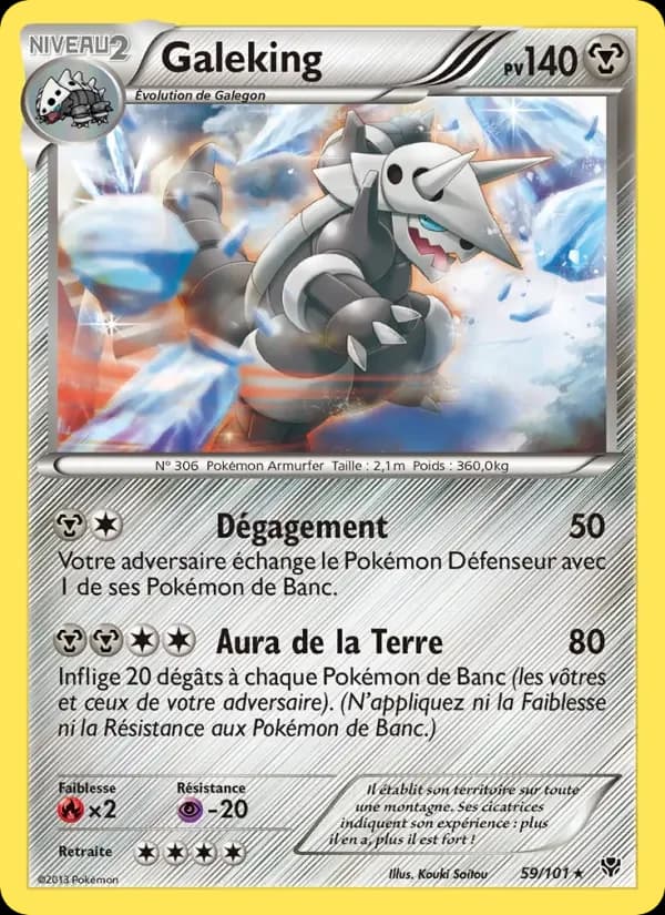 Carte Pokémon Galeking #59 — Explosion Plasma