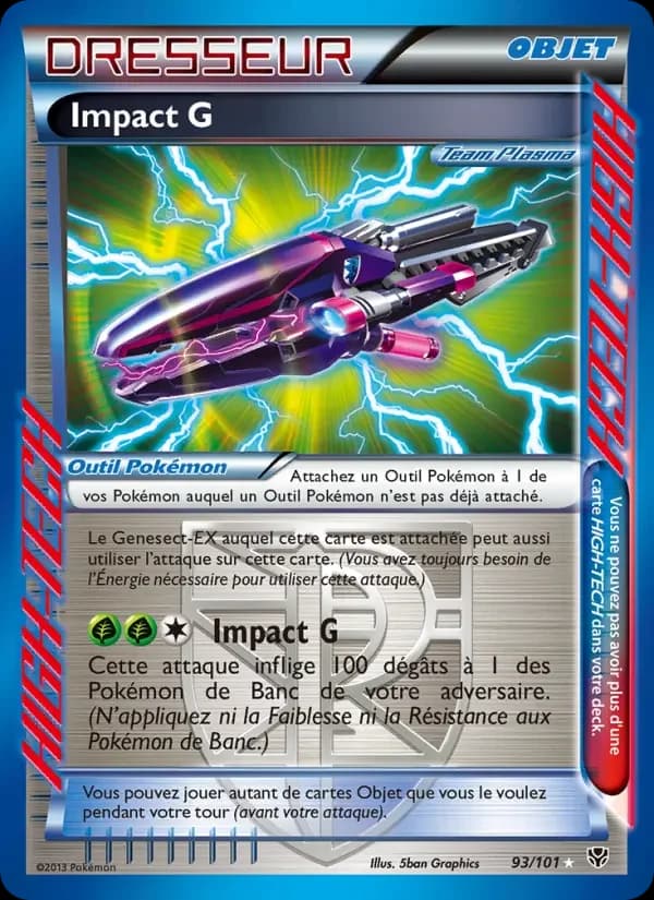 Carte Pokémon Impact G #93 — Explosion Plasma