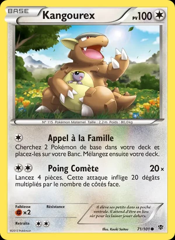 Carte Pokémon Kangourex #71 — Explosion Plasma