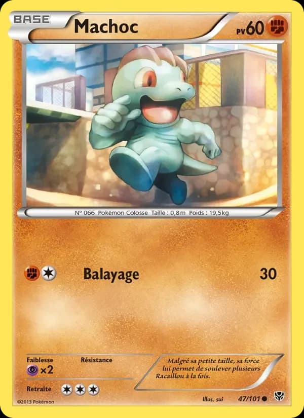 Carte Pokémon Machoc #47 — Explosion Plasma