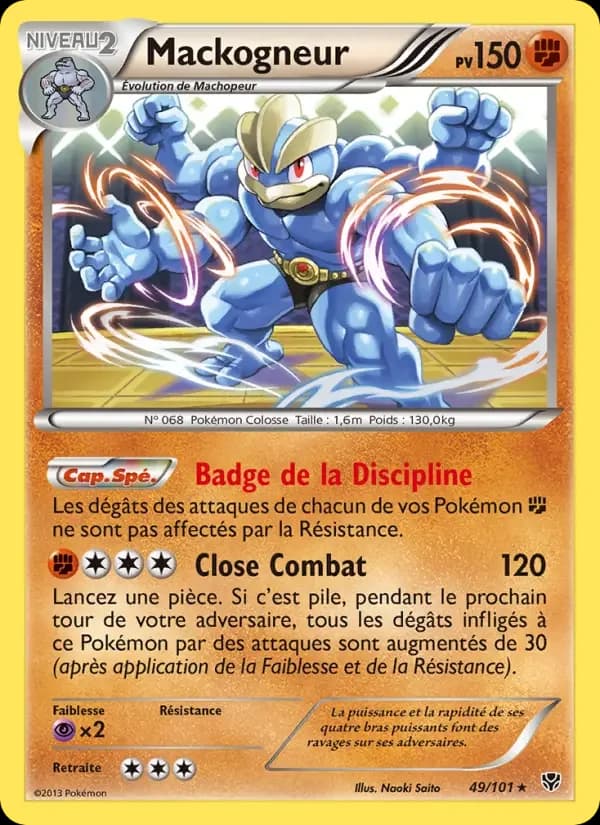 Carte Pokémon Mackogneur #49 — Explosion Plasma