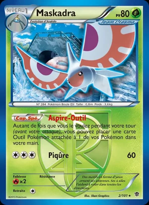 Carte Pokémon Maskadra #2 — Explosion Plasma
