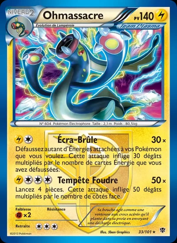 Carte Pokémon Ohmassacre #33 — Explosion Plasma