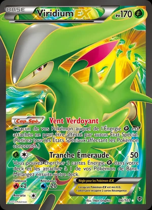 Carte Pokémon Viridium EX #96 — Explosion Plasma