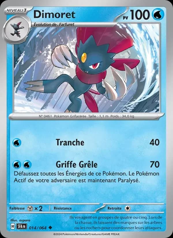 Carte Pokémon Dimoret #014 — Fable Nébuleuse