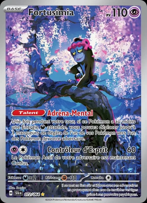 Carte Pokémon Fortusimia #072 — Fable Nébuleuse