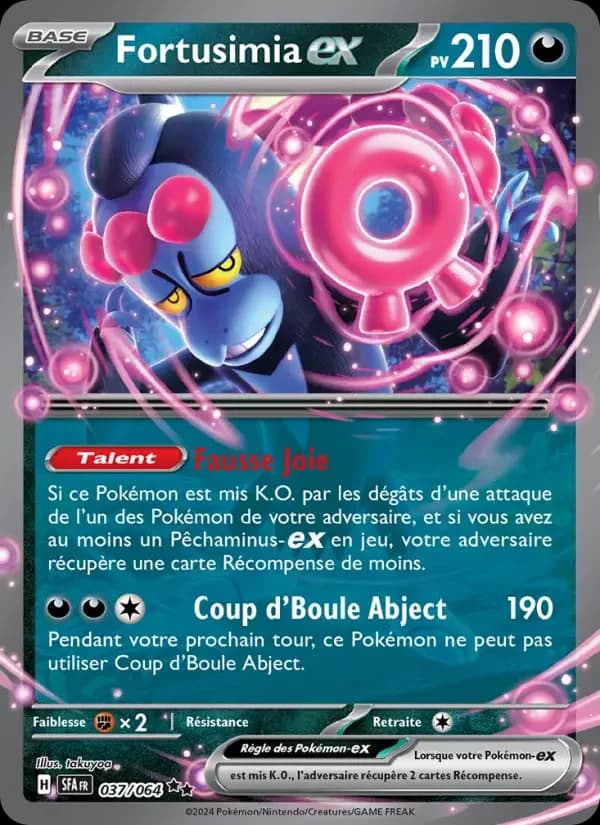 Carte Pokémon Fortusimia-ex #037 — Fable Nébuleuse