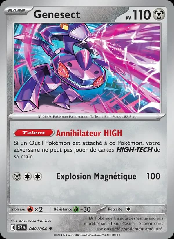 Carte Pokémon Genesect #040 — Fable Nébuleuse