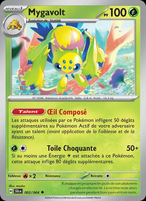 Carte Pokémon Mygavolt #002 — Fable Nébuleuse