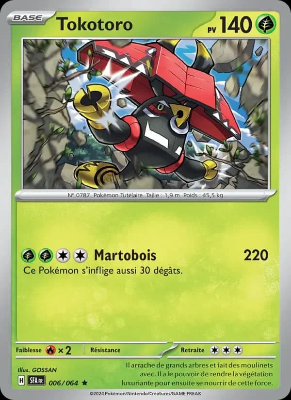 Carte Pokémon Tokotoro #006 — Fable Nébuleuse