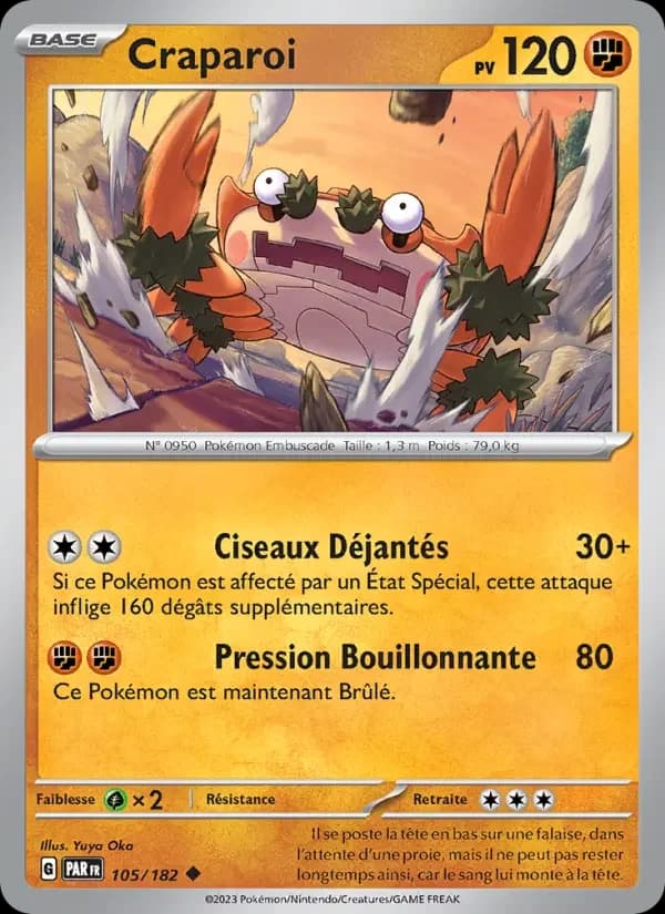 Carte Pokémon Craparoi #105 — Faille Paradoxe