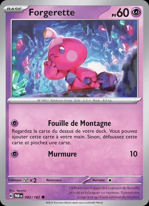 Carte Pokémon Forgerette #082 — Faille Paradoxe