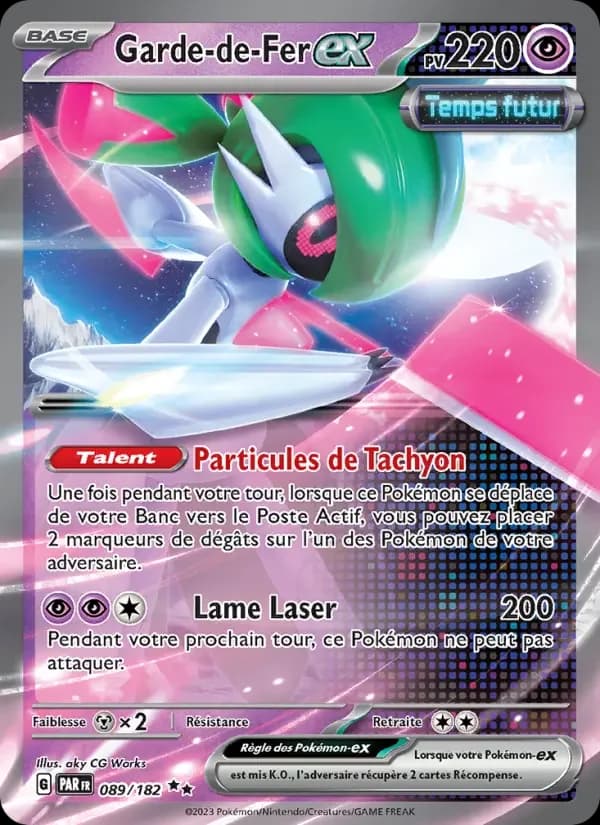 Carte Pokémon Garde-de-Fer-ex #089 — Faille Paradoxe