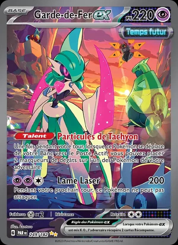 Carte Pokémon Garde-de-Fer-ex #249 — Faille Paradoxe