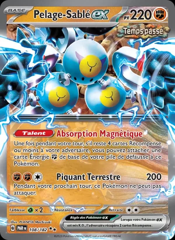 Carte Pokémon Pelage-Sablé-ex #108 — Faille Paradoxe