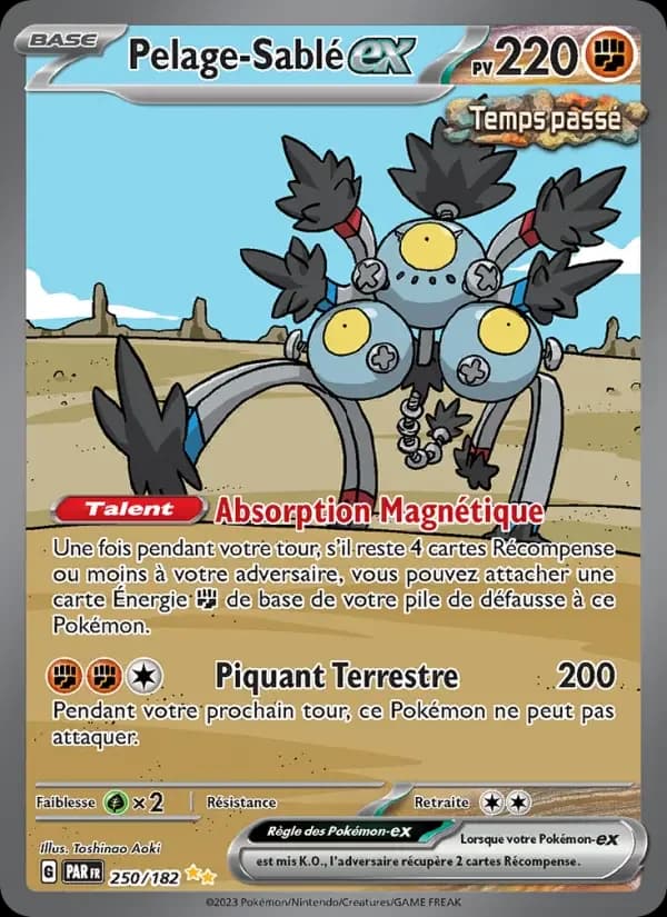 Carte Pokémon Pelage-Sablé-ex #250 — Faille Paradoxe
