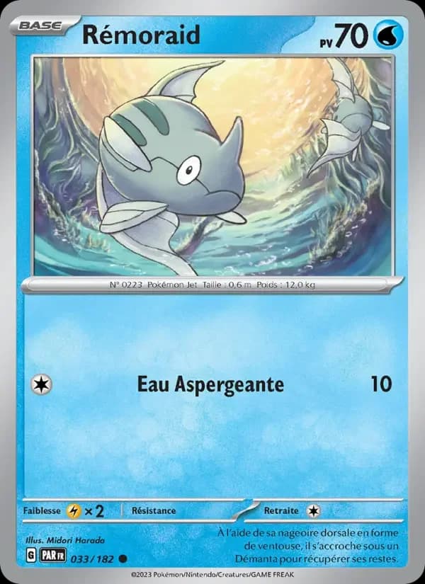 Carte Pokémon Rémoraid #033 — Faille Paradoxe