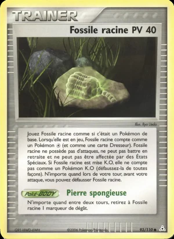 Carte Pokémon Fossile racine #93 — Fantômes Holon