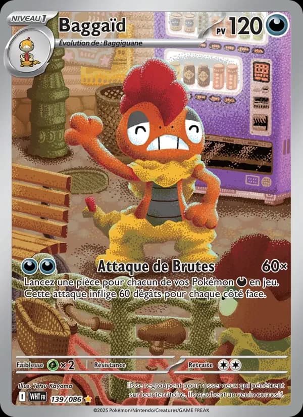 Carte Pokémon Baggaïd #139 — Flamme Blanche