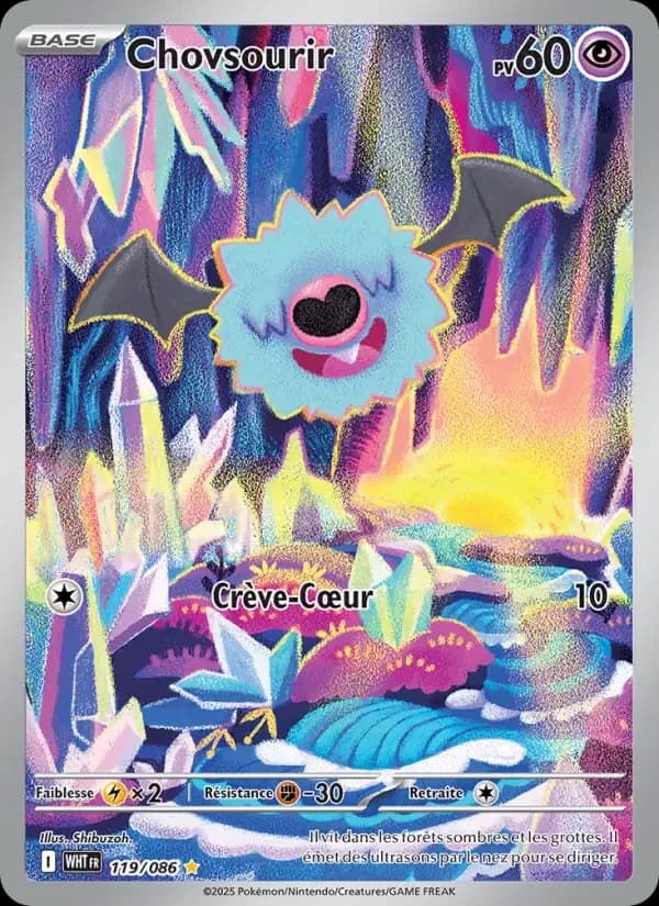 Carte Pokémon Chovsourir #119 — Flamme Blanche