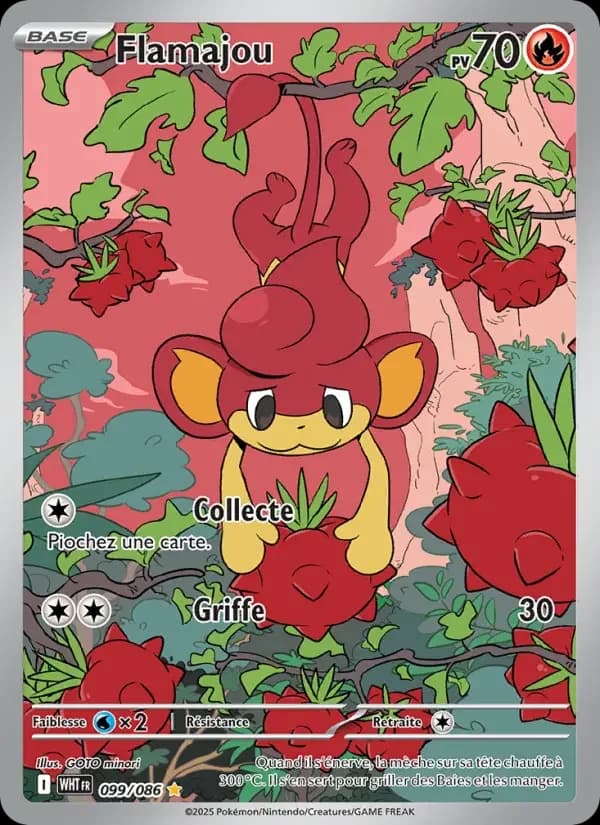 Carte Pokémon Flamajou #099 — Flamme Blanche