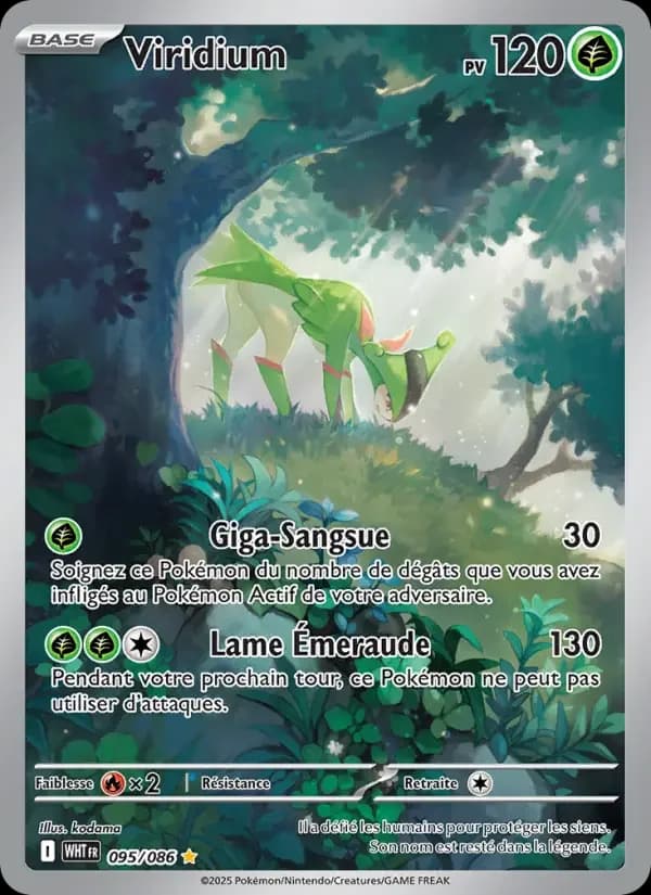 Carte Pokémon Viridium #095 — Flamme Blanche