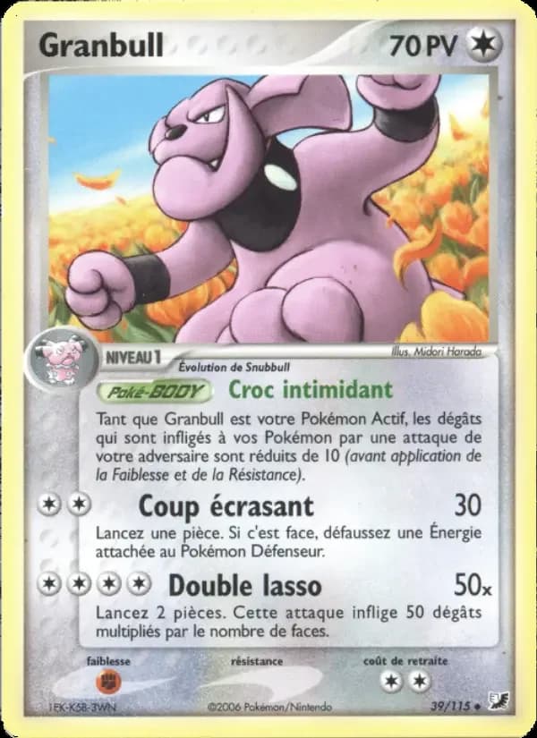 Carte Pokémon Granbull #39 — Forces Cachées
