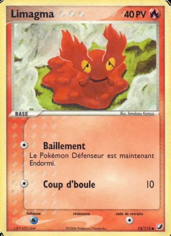 Carte Pokémon Limagma #73 — Forces Cachées