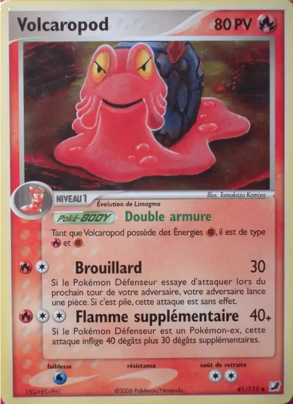 Carte Pokémon Volcaropod #41 — Forces Cachées