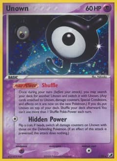 Carte Pokémon Zarbi #J — Forces Cachées