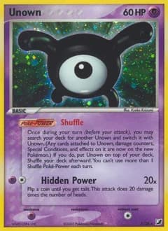 Carte Pokémon Zarbi #X — Forces Cachées