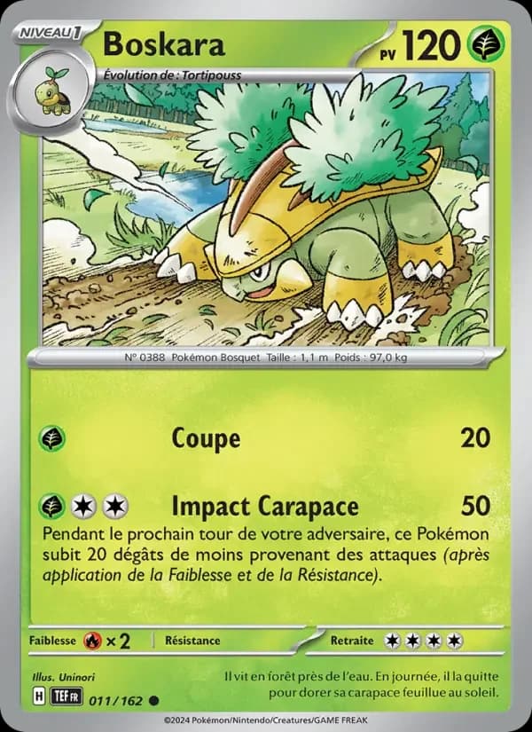 Carte Pokémon Boskara #011 — Forces Temporelles