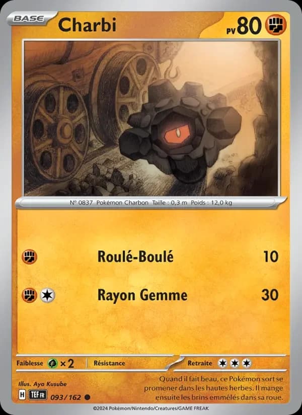 Carte Pokémon Charbi #093 — Forces Temporelles