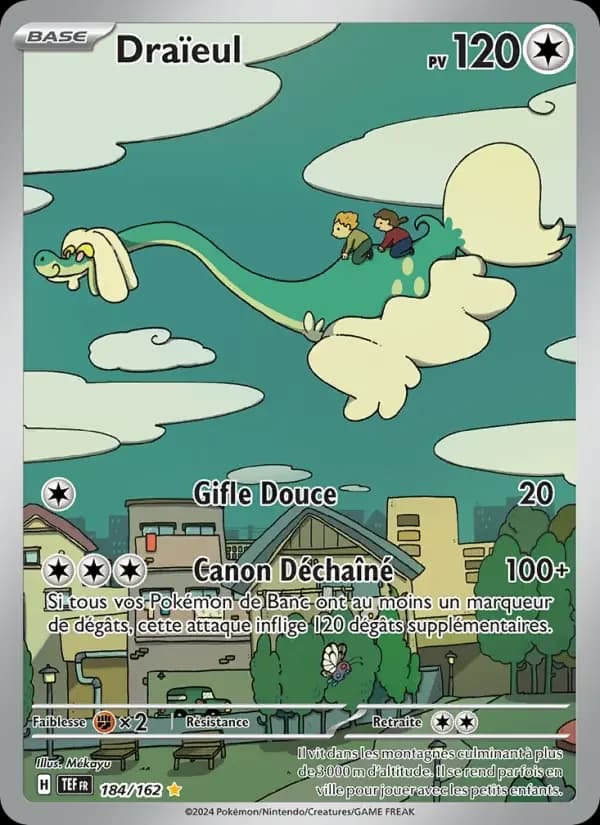 Carte Pokémon Draïeul #184 — Forces Temporelles