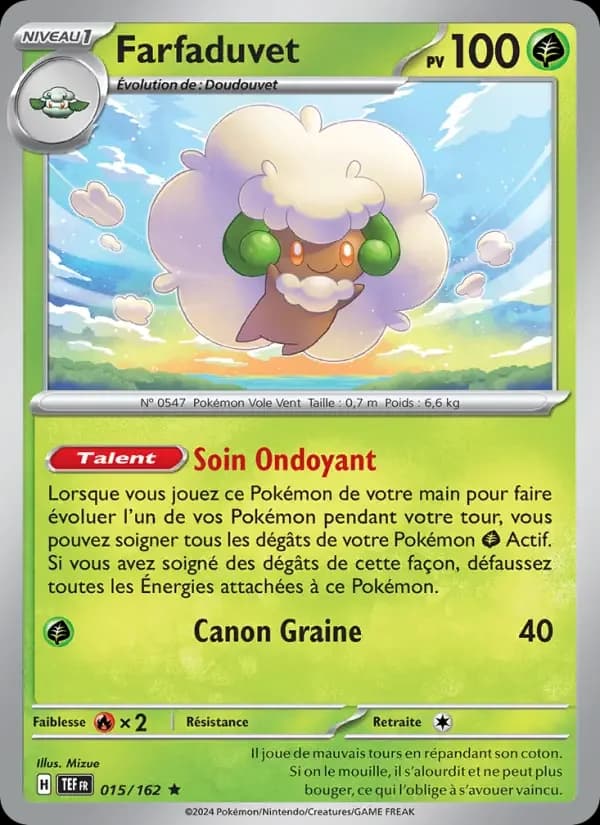 Carte Pokémon Farfaduvet #015 — Forces Temporelles