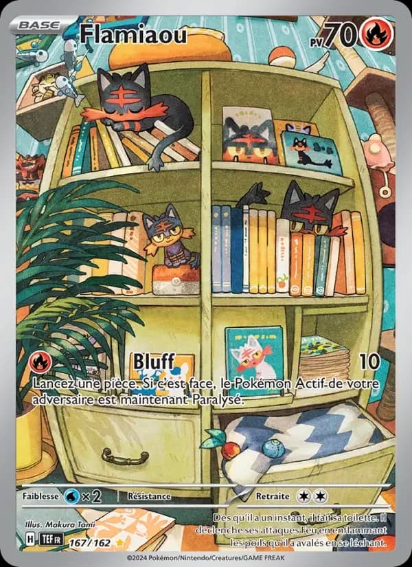 Carte Pokémon Flamiaou #167 — Forces Temporelles
