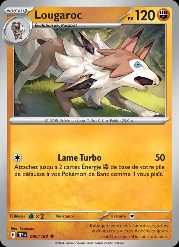 Carte Pokémon Lougaroc #090 — Forces Temporelles