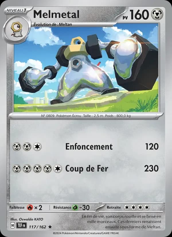 Carte Pokémon Melmetal #117 — Forces Temporelles