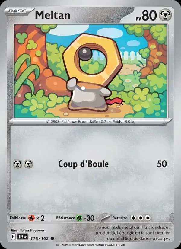 Carte Pokémon Meltan #116 — Forces Temporelles