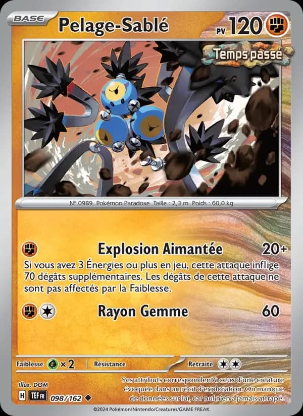 Carte Pokémon Pelage-Sablé #098 — Forces Temporelles