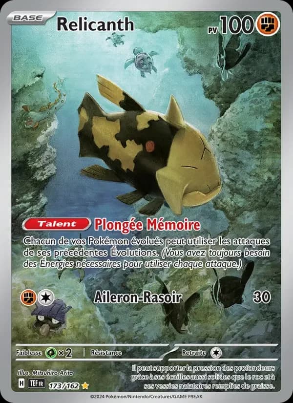 Carte Pokémon Relicanth #173 — Forces Temporelles