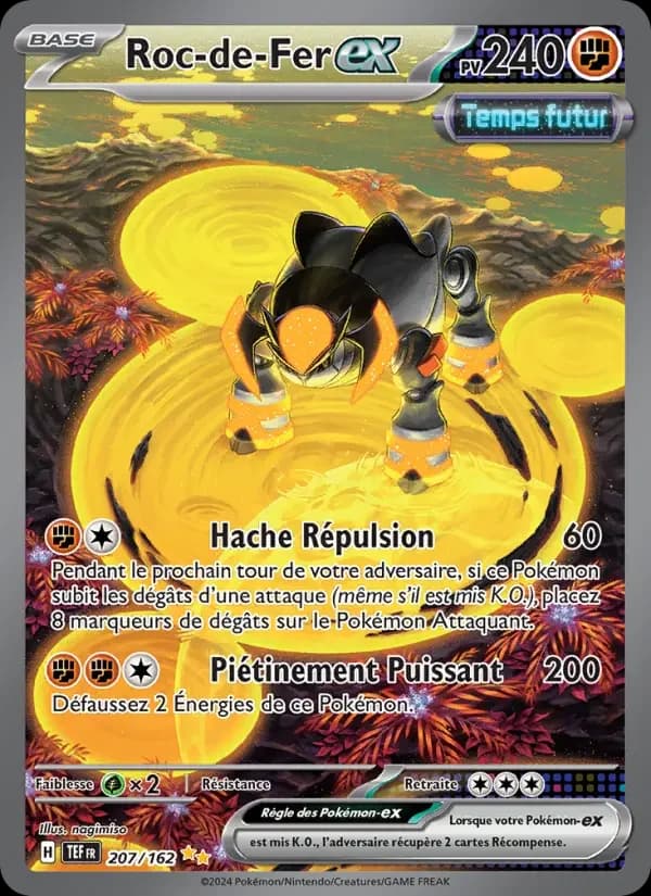 Carte Pokémon Roc-de-Fer-ex #207 — Forces Temporelles
