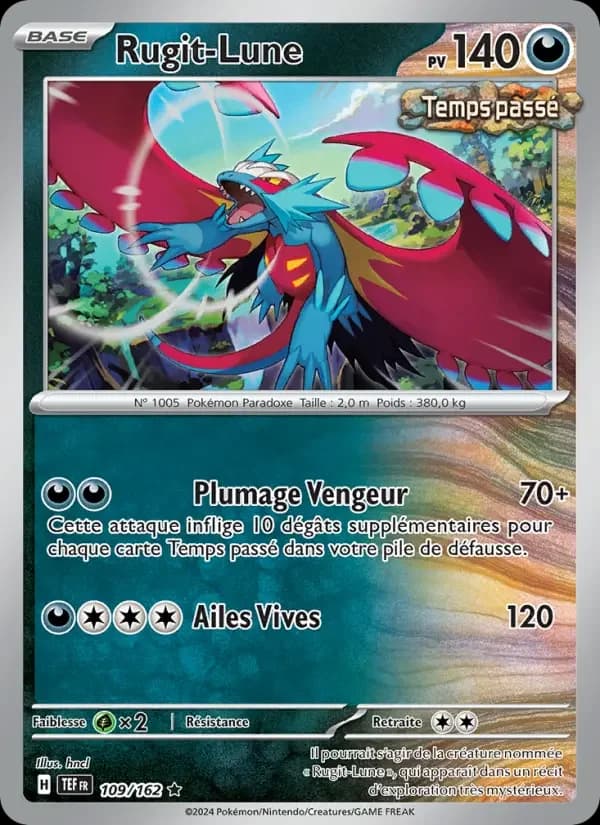 Carte Pokémon Rugit-Lune #109 — Forces Temporelles
