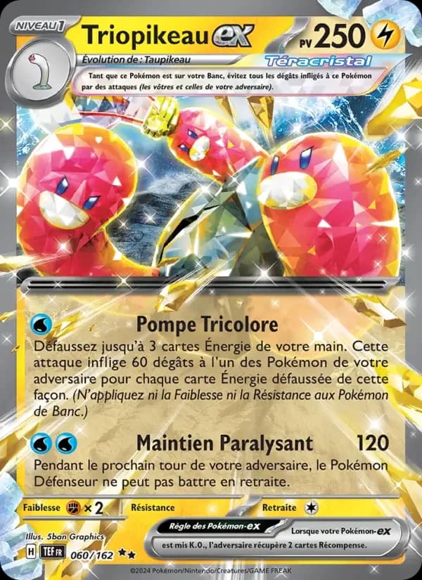 Carte Pokémon Triopikeau-ex #060 — Forces Temporelles