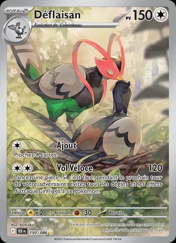 Carte Pokémon Déflaisan #150 — Foudre Noire