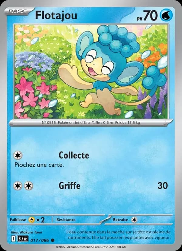 Carte Pokémon Flotajou #017 — Foudre Noire