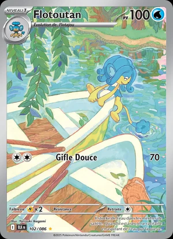 Carte Pokémon Flotoutan #102 — Foudre Noire