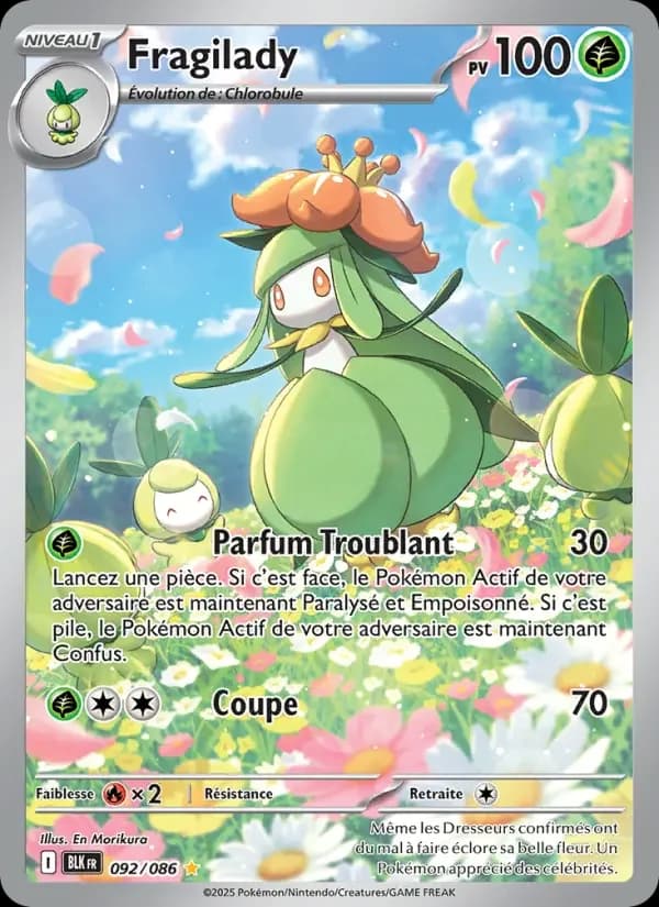 Carte Pokémon Fragilady #092 — Foudre Noire
