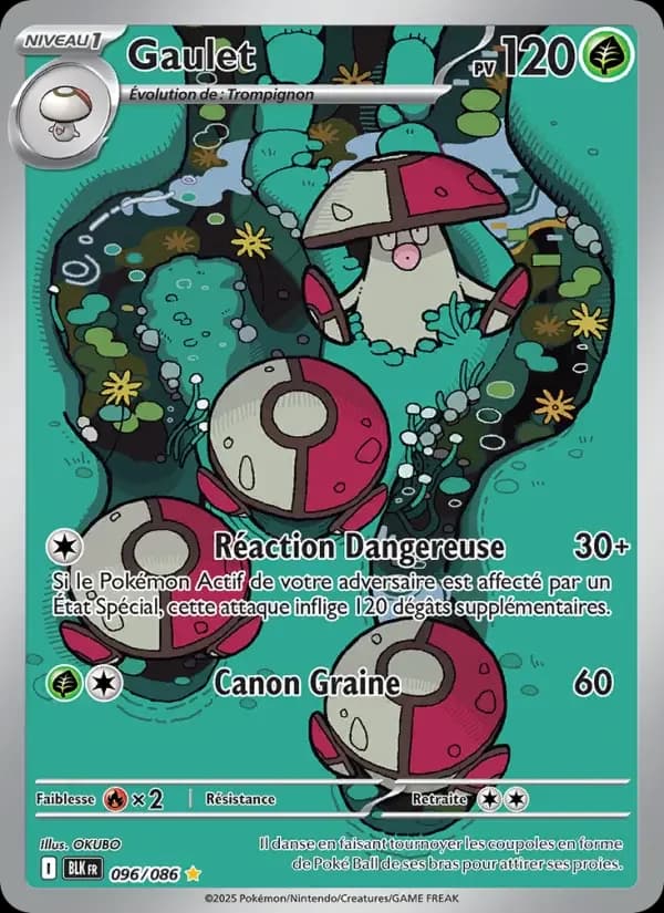 Carte Pokémon Gaulet #096 — Foudre Noire