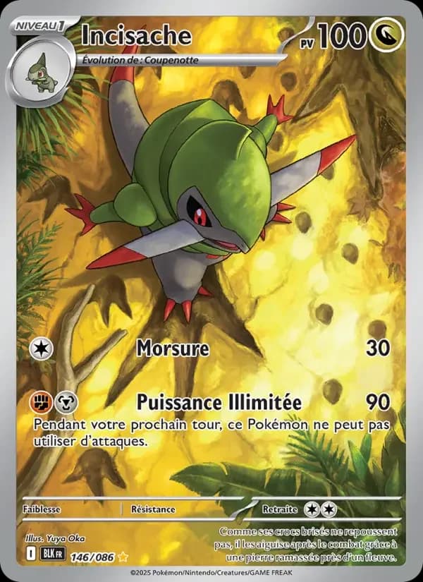 Carte Pokémon Incisache #146 — Foudre Noire